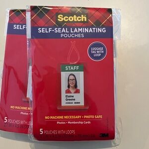 Scotch Self-Seal Laminating Pouches